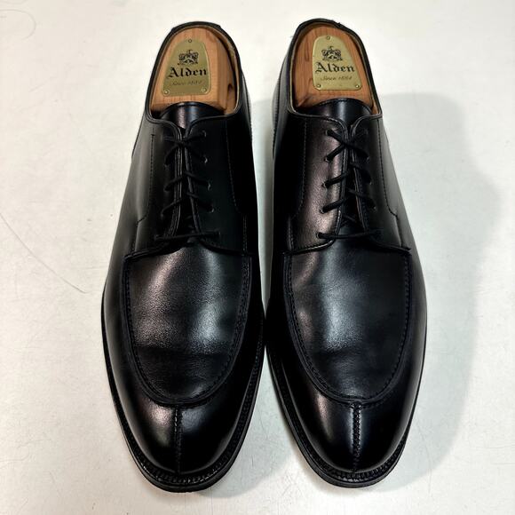 WORN TWICE Crockett & Jones x Peal & Co Split Toe Derby Black Calf England US 10 - Picture 2 of 13
